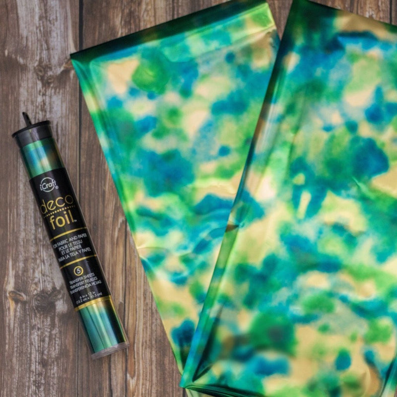 Deco Foil™ Transfer Sheets • Emerald Watercolor