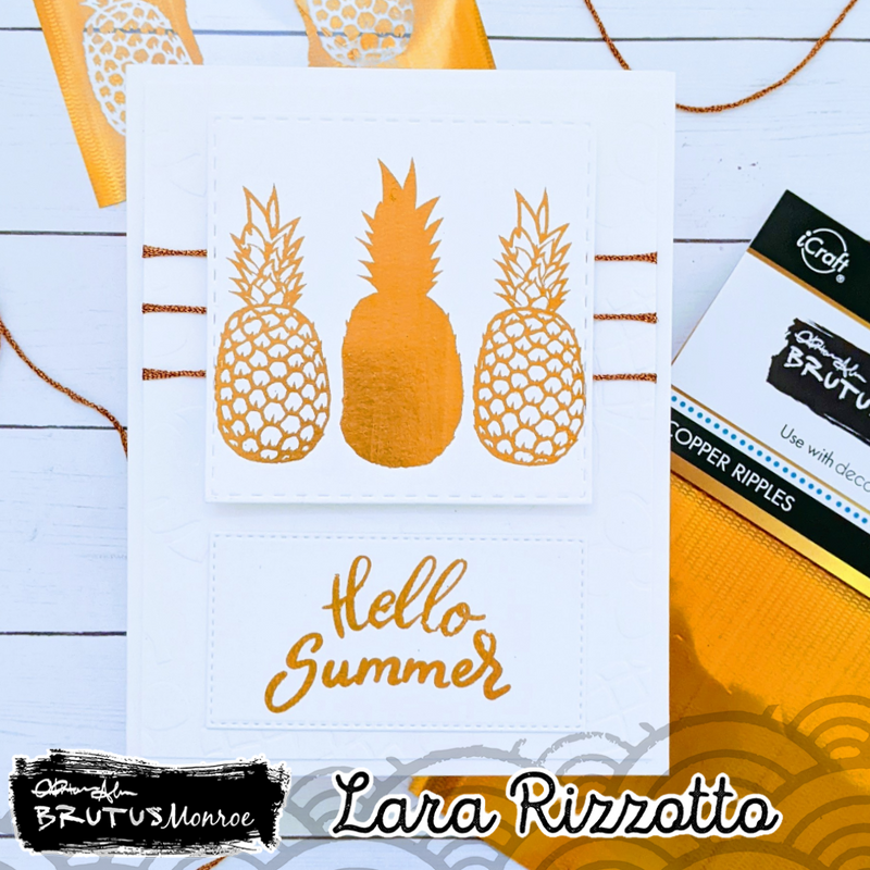 Summer Sizzle - Brutus Monroe | Adhesive Transfer | Deco Foil