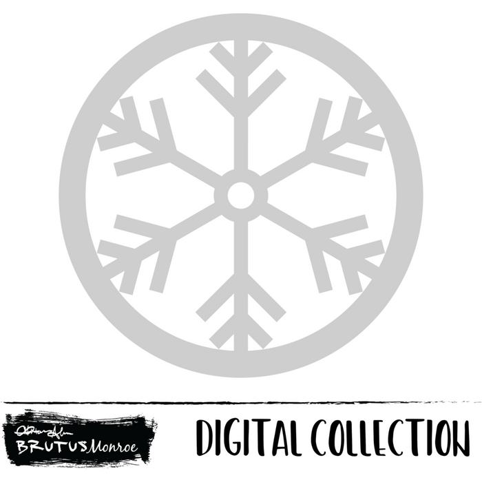 Prancer - Snowflake Shaker - Digital Cut File