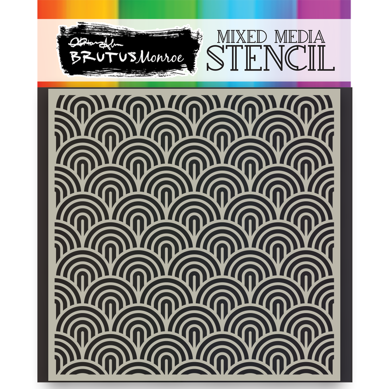 Rainbow  | Mixed Media Stencil