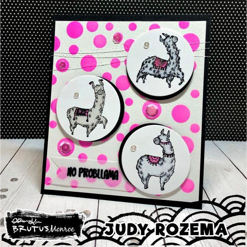 Random Dots  | Mixed Media Stencil