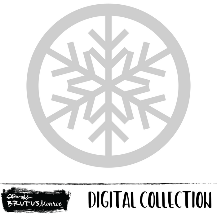 Rudolph - Snowflake Shaker - Digital Cut File