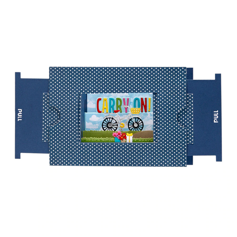 Rolling Along Scene Etched Dies from Make a Scene Collection