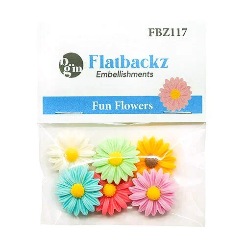 Buttons Galore | Flatbackz | Fun Flowers