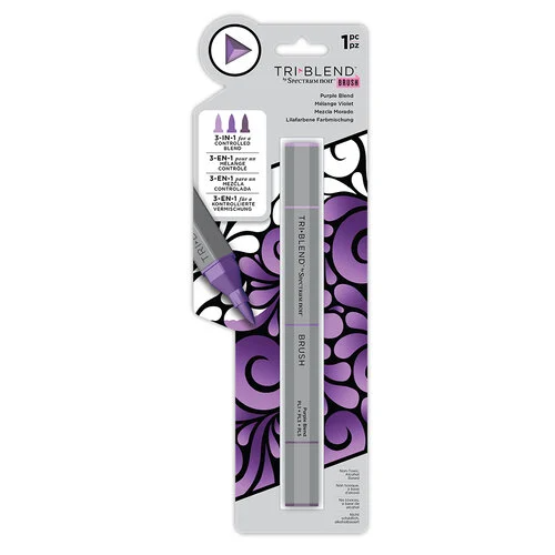 Spectrum Noir Triblend Brush Marker - Purple