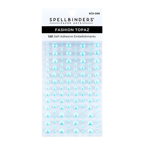 Spellbinders | Fashion Pearl Dots - 120 pack - Topaz