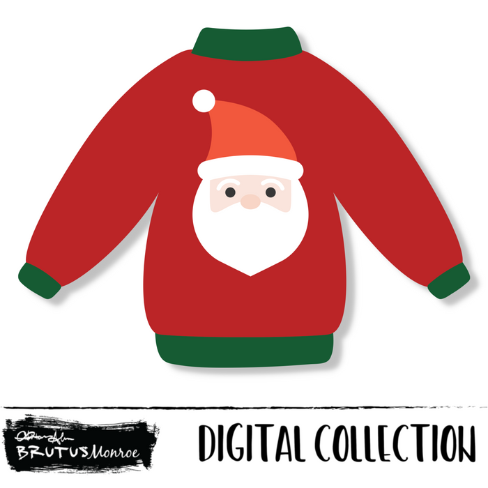 Santa Sweater | Digital Cut File