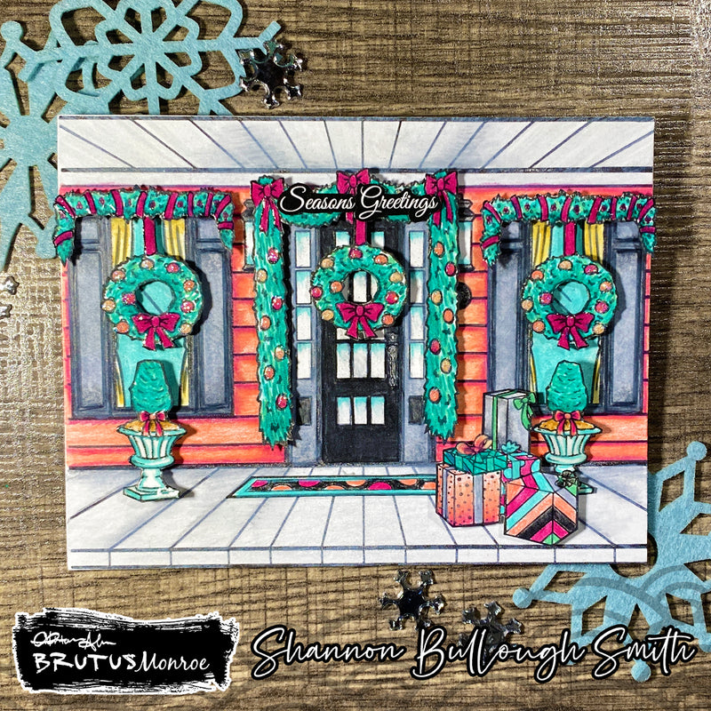 No Place Like Holidays | 4x6 Stamp Set