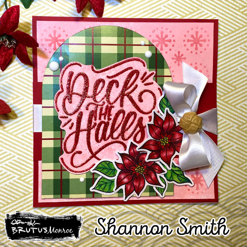 Poinsettia Builder | 4x6 Stamp Set