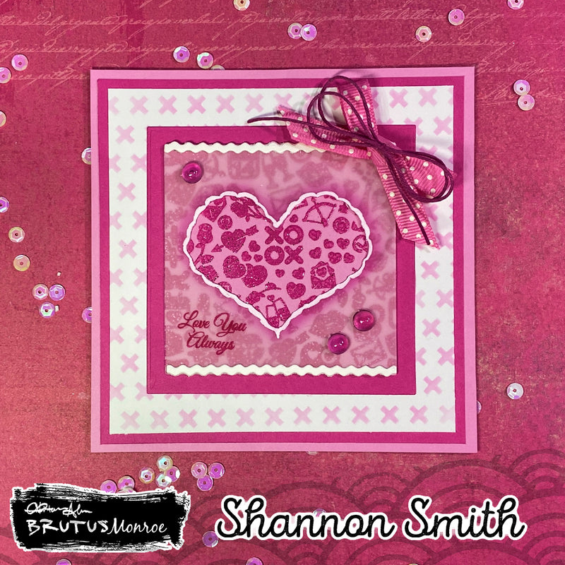 X Pattern |  Mixed Media Stencil