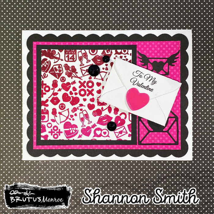 Valentines Tags 4x4 Stamp Set