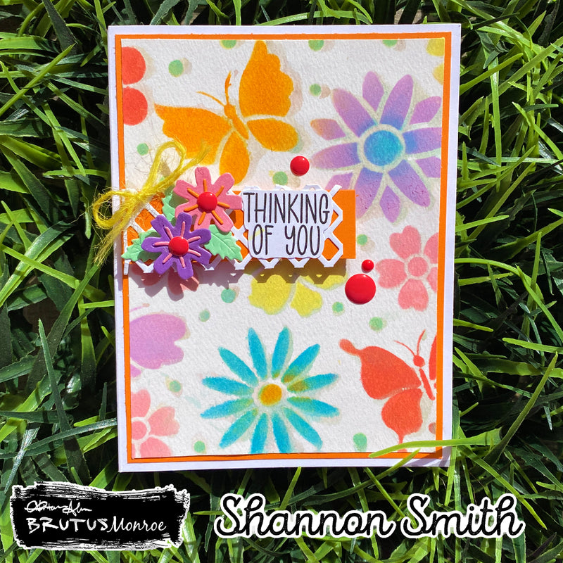 Garden Trellis | A2 Cover Plate Die Set