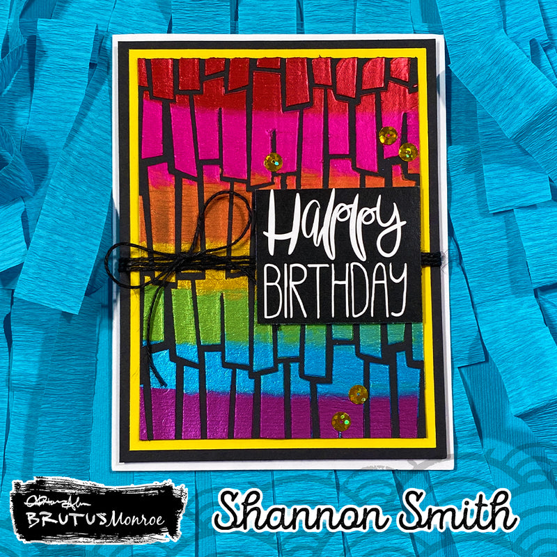 Pinata Fringe | Mixed Media Stencil