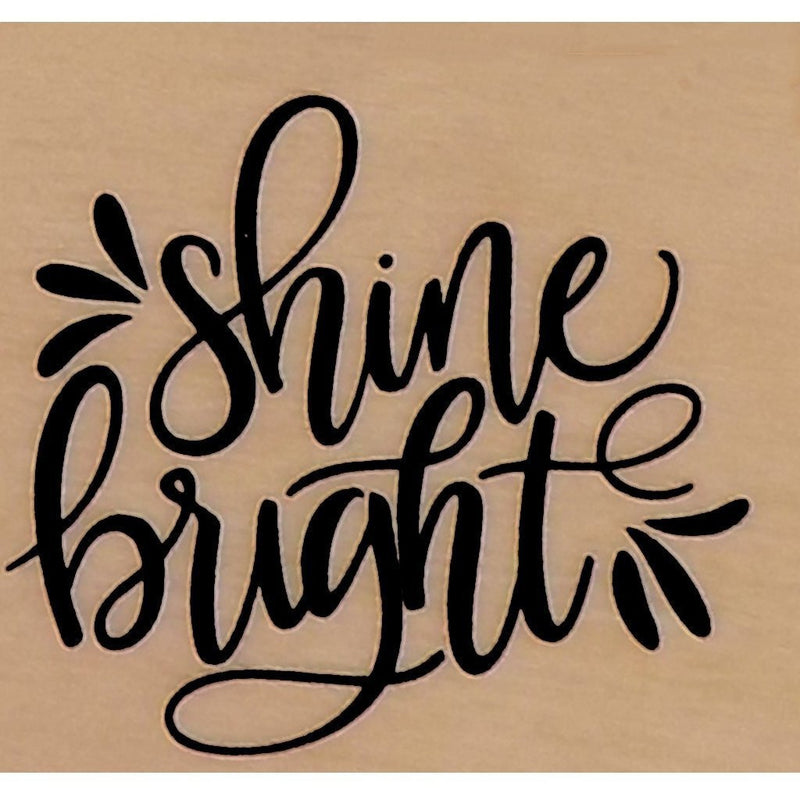 Sayings Stamps | Rubber Wood Block | Darice