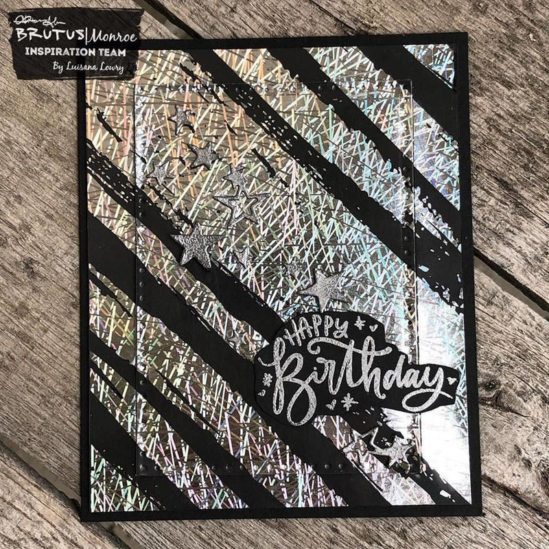 Brutus Monroe | Foil Transfer Sheets | Silver Sketch