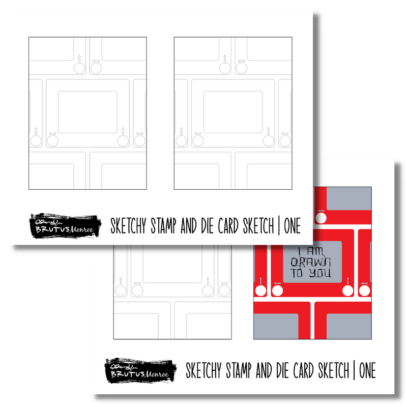 Sketchy Card Sketch | One | Digital