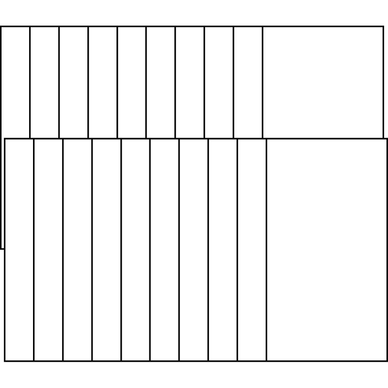 Perfect Blend | Slim Line | Precut Card Bases