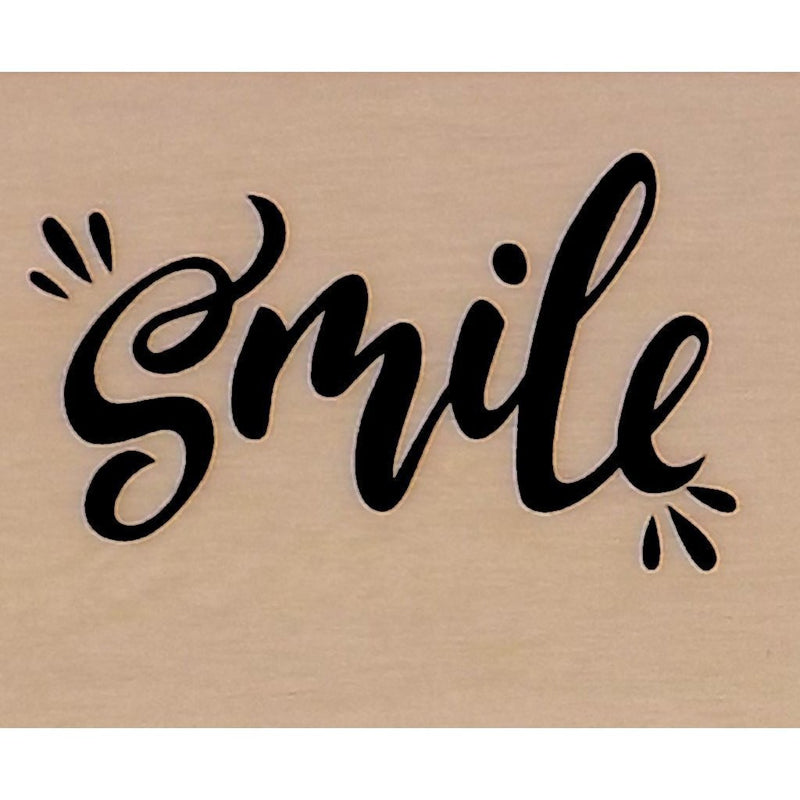 Sayings Stamps | Rubber Wood Block | Darice