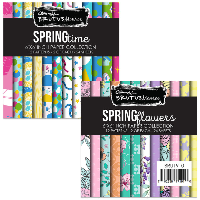 Spring Paper Pads Bundle | Spring Flowers and Spring Time