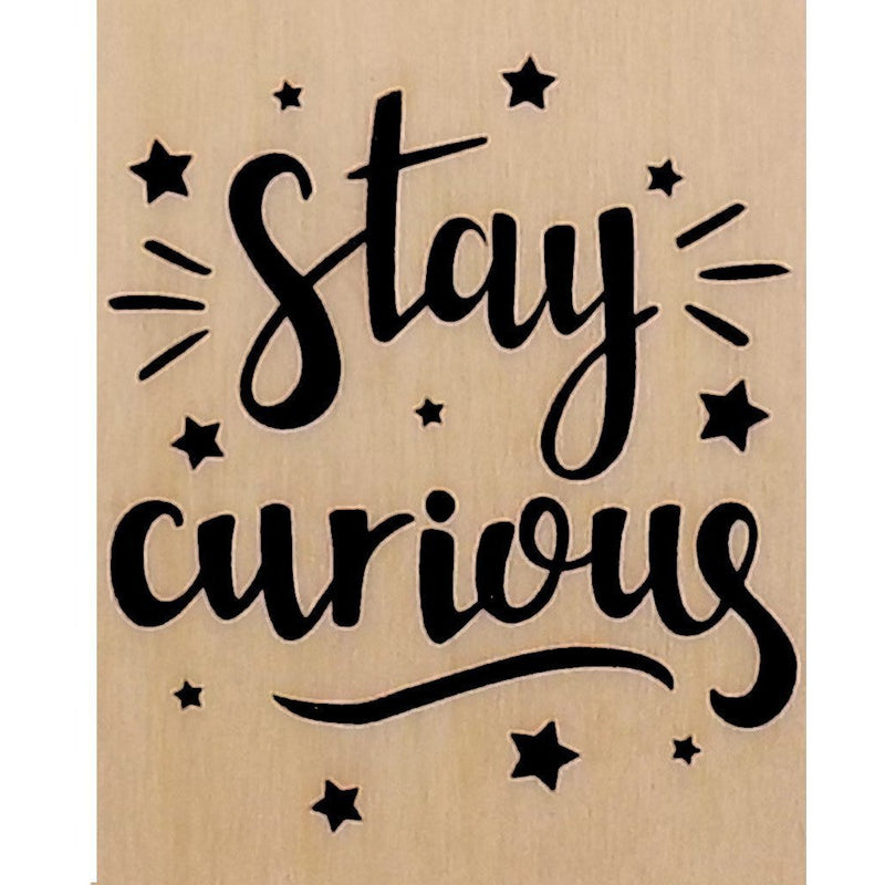 Sayings Stamps | Rubber Wood Block | Darice