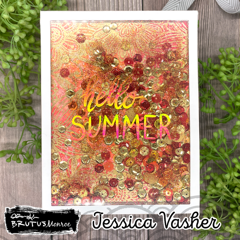 Summer Sizzle - Brutus Monroe | Adhesive Transfer | Deco Foil