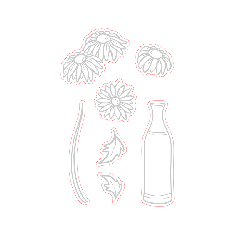 Sweet Daisies | Coordinating Die