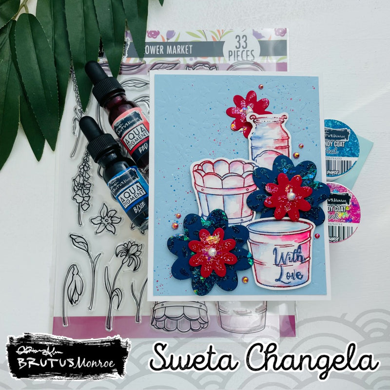 Flower Market|  6x8 Stamp Set