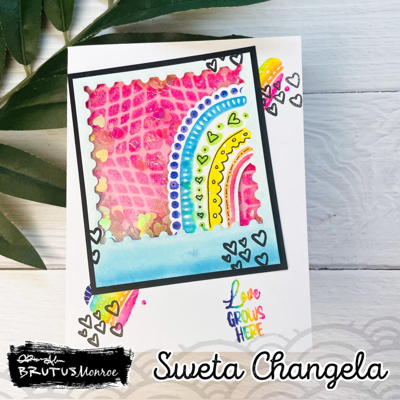 Radiant Rainbow | 6x8 Stamp Set