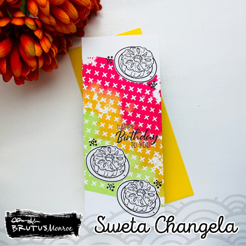 X Pattern |  Mixed Media Stencil