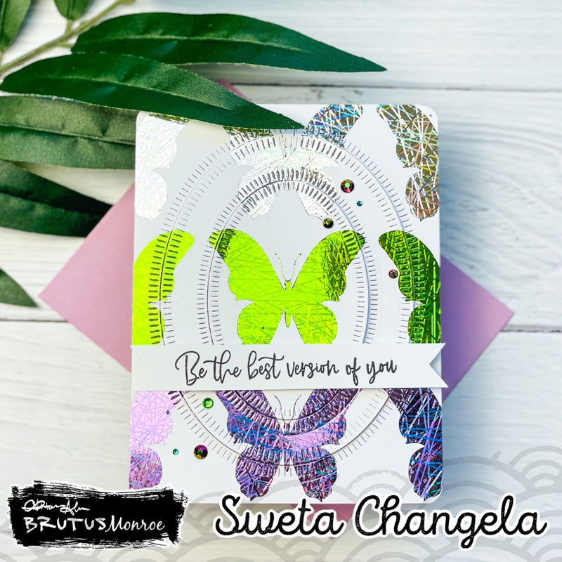 Brutus Monroe | Foil Transfer Sheets | Purple Sketch