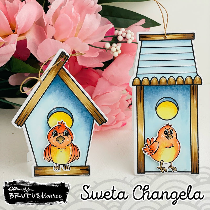 Birdhouses | 6x8 Stamp Set