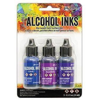 Tim Holtz® Alcohol Ink Kit - Indigo/Violet Spectrum