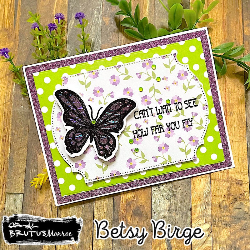Brutus Monroe | Foil Transfer Sheets | Purple Sketch
