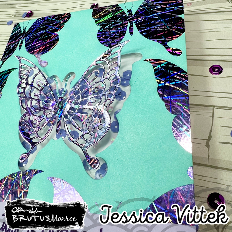 Brutus Monroe | Foil Transfer Sheets | Purple Sketch