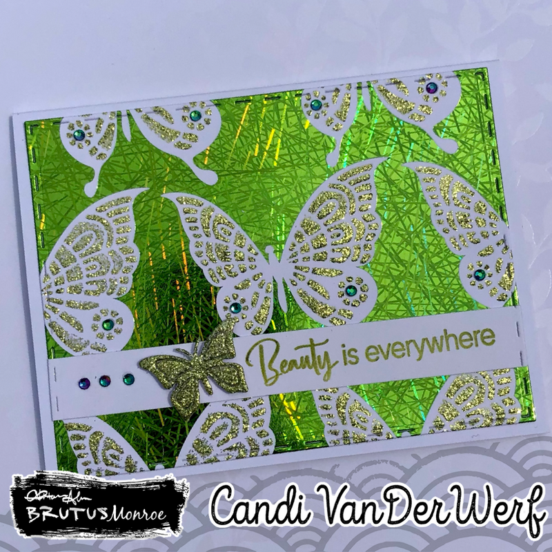 Brutus Monroe| Foil Transfer Sheets | Green Sketch