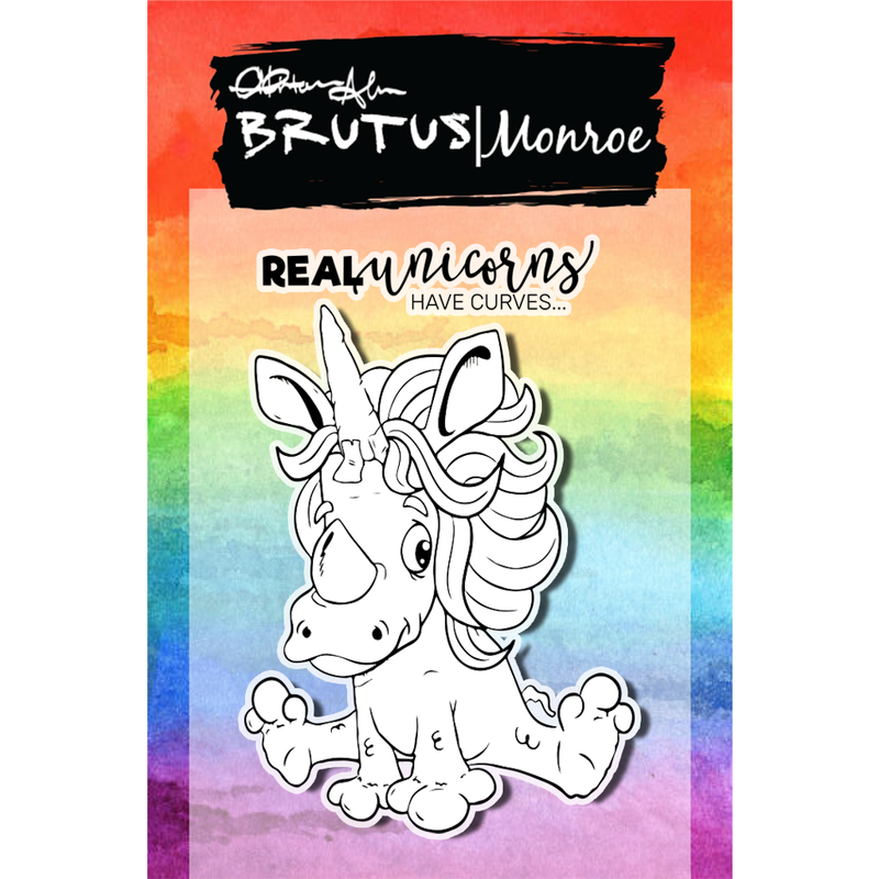 Unicorn Curves | 3x4 Stamp