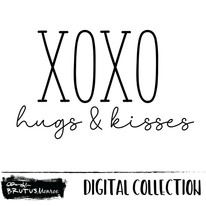 Hugs & Kisses | Digital Cut File