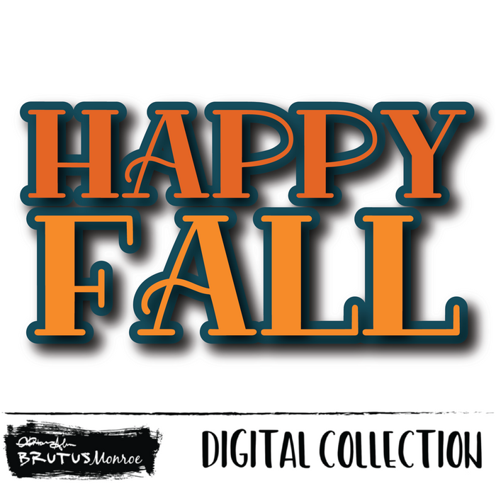 Happy Fall | Digital Cut File