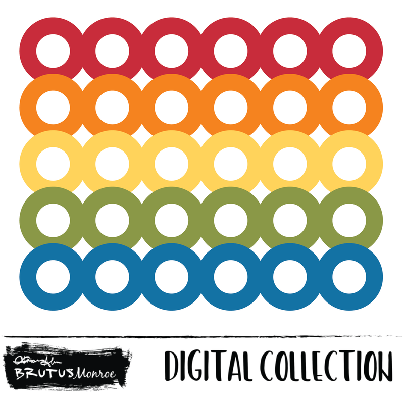 Rainbow Chain  | Digital Cut File