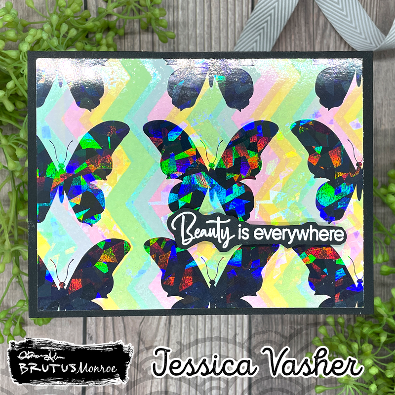 Magical Shattered Glass | Foil Transfer Sheets | Brutus Monroe