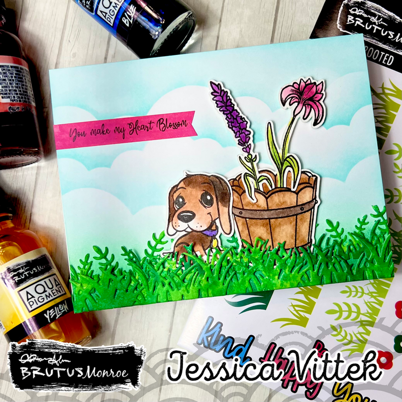 Flower Market|  6x8 Stamp Set