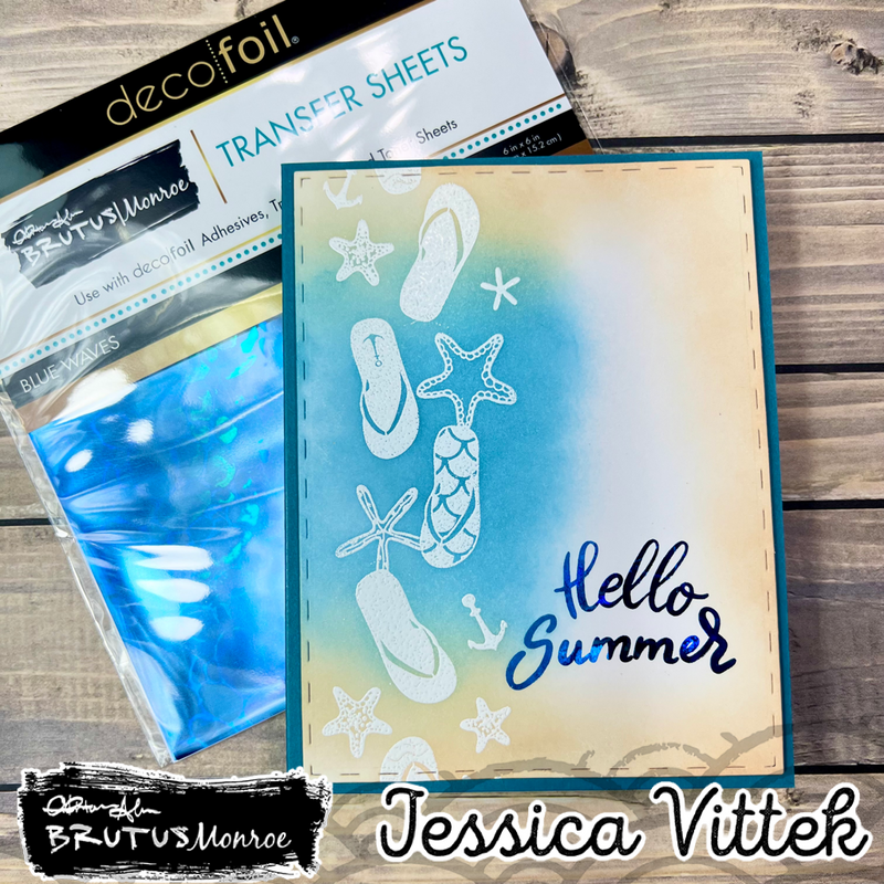 Summer Sizzle - Brutus Monroe | Adhesive Transfer | Deco Foil