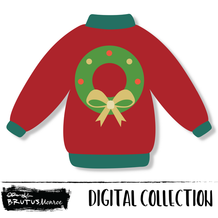Wreath Sweater | Digital Cut File