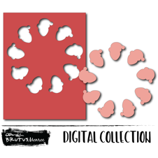 Holiday Wreath Panel - Santa | Digital Cut FIle
