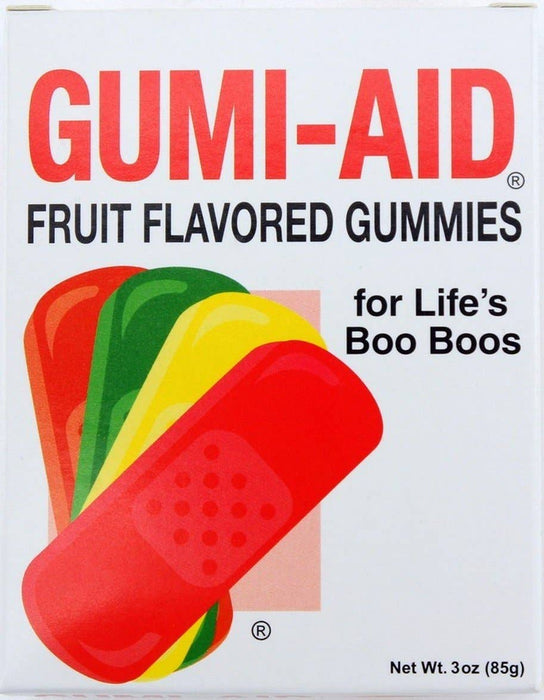 Gumi-Aid Bandaids, Fruit Flavor Gummies, 3oz