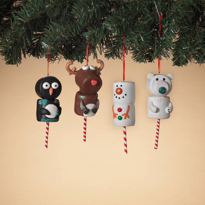 Holiday 4.5"H Marshmallow Candy Ornament