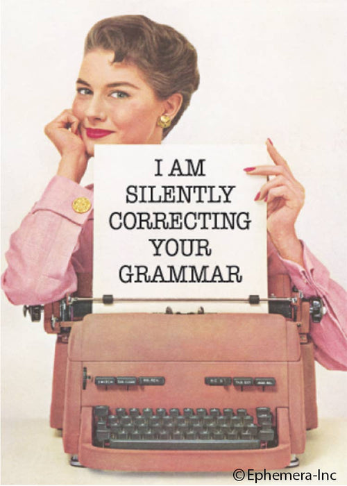 Magnet-I am silently correcting your grammar