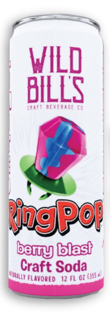 Wild Bill's Ring Pop, Berry Blast, 12oz Cans