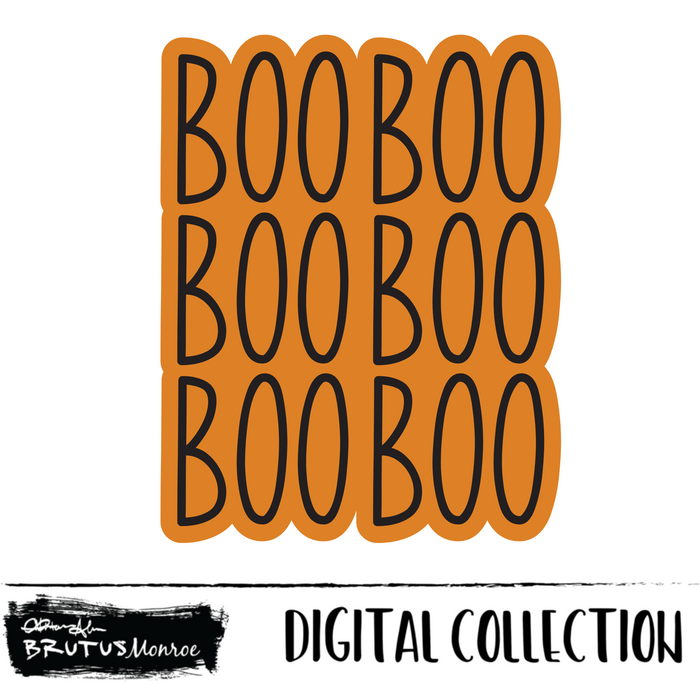 Boo Boo Boo | Digital Cut File