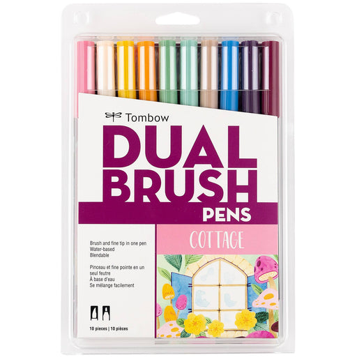 Tombow Dual Brush Pen Art Markers, Desert Flora, 10-Pack